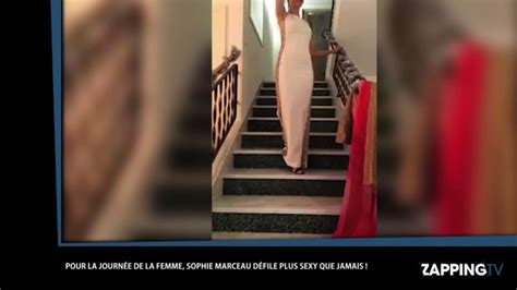 Sophie Marceau Sexy D File En Robe Pour La Journ E De La Femme Inthefame