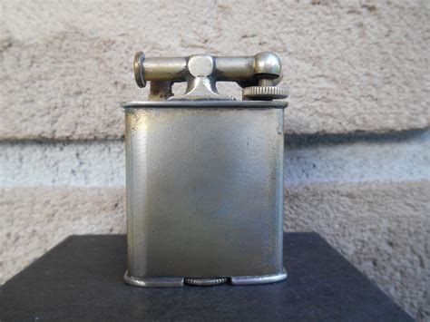 Rare Vintage Clark Lift Arm Cigarette Lighter 18k Gold Electro Plate