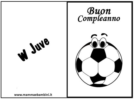 Biglietto Compleanno Juventus Mamma E Bambini