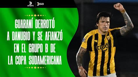 GUARANÍ derrotó a DANUBIO y se afianzó en la Copa SUDAMERICANA