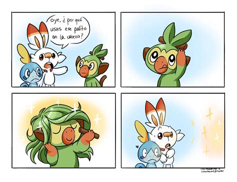 Scorbunny Sobble And Grookey Pokemon Drawn By Charcharart Danbooru