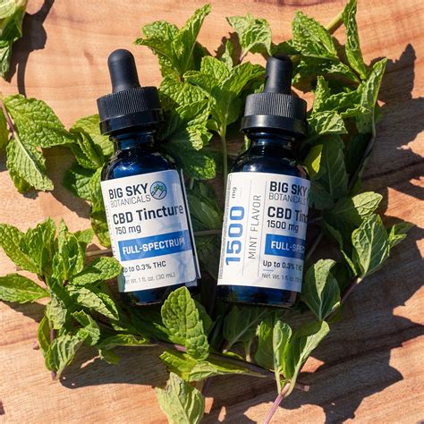 Full Spectrum Cbd Oil Tincture Big Sky Botanicals