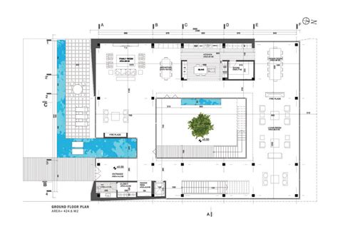 Plan Concept Architecture Villa Architecture Site Analysis - Minga