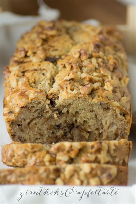 Gesundes Bananenbrot Mit Waln Ssen Und Schokolade Selber Backen