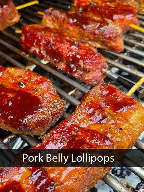 Smoked Pork Belly Lollipops Grill Hunters