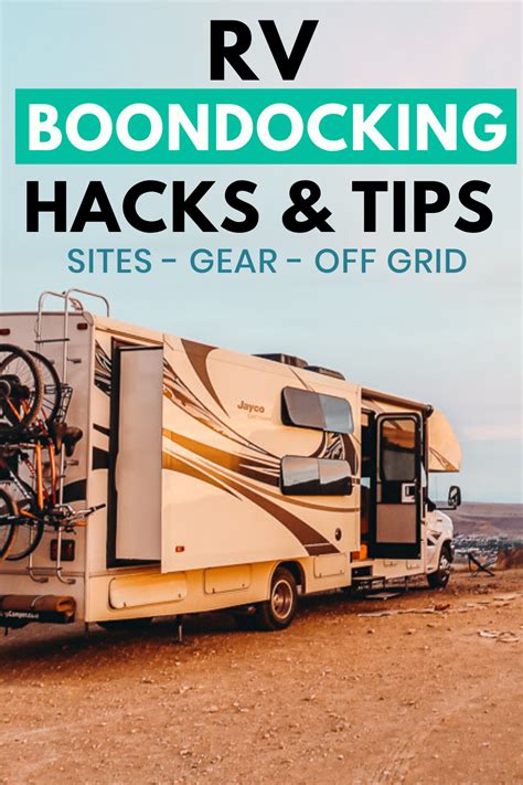 The Ultimate Boondocking Guide To Free Camping Boondocking Rv Camping Tips Camping Supplies