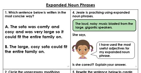 Year 6 Expanded Noun Phrases Lesson Classroom Secrets Classroom Secrets