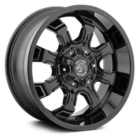 Panther Off Road Ranger 579 Gloss Black Machined 6 Lug Wheel 18x9 0mm