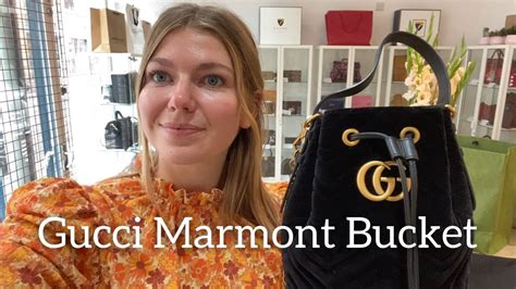 Gucci Marmont Bucket Bag Review Youtube