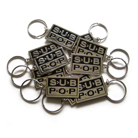 Sub Pop Logo Keychain | Sub Pop Mega Mart