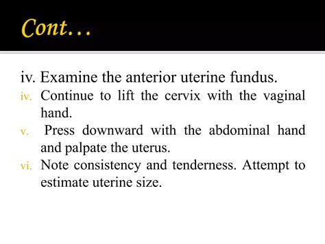 Ppt On Assessmaent Of Female Reproductive System Ppt