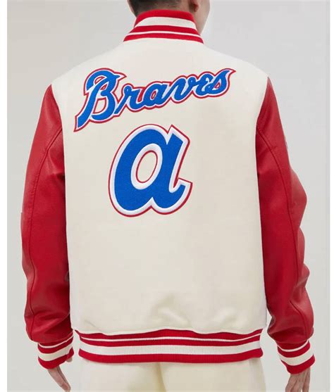 Mash Up Atlanta Braves Off White Varsity Jacket Jackets Creator