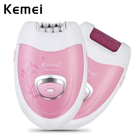 Kemei 6199A Women Rechargeable Electric Shave Lady S Epilator Grinding