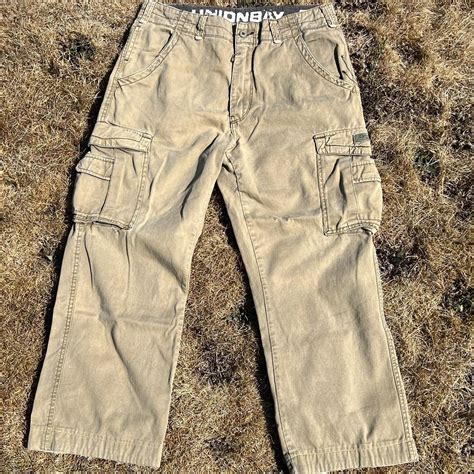 Baggy Cargo Pants 34 X 30 Mens Vintage Union Bay Depop