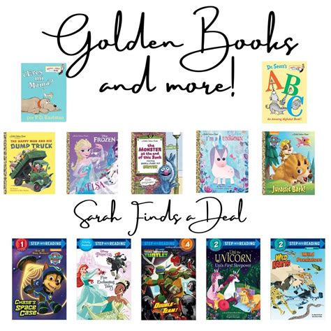 Golden Books, Step Into Reading, Seuss and MORE! — Sarah Finds A Deal