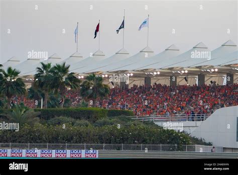 Yas Marina Circuit Yas Island 11th December 2021 Max Verstappen Fans
