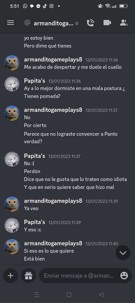 Papitas on Twitter el se disculpó por su comportamiento y que ya