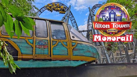 Monorail At Alton Towers How Long Does It Take March 2022 4K