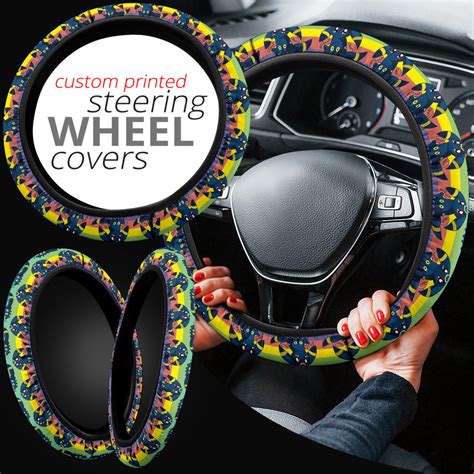 Umbreon Pokemon Anime Custom Car Steering Wheel Cover Shirt