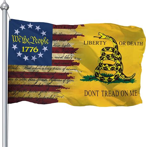 Dont Tread On Me Flag 3x5 Ft Gadsden Dont Tread On Me