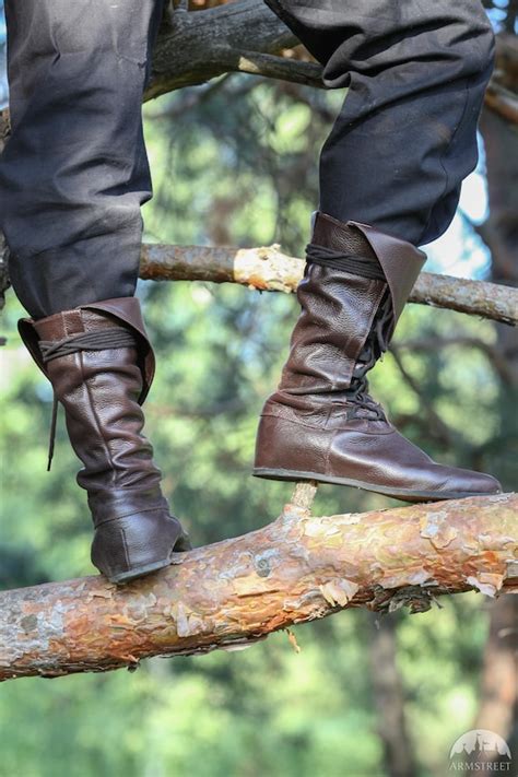 Mens Pirate Boots Medieval Fantasy Boots Leather Boots Mens Etsy