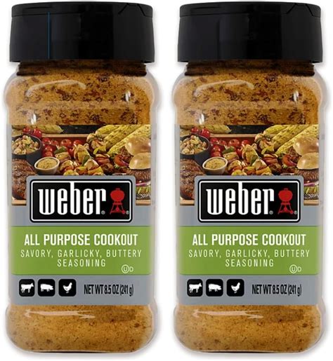 Weber Steak N Chop Seasoning 8 5 Oz Pack Of 2 Grocery And Gourmet Food