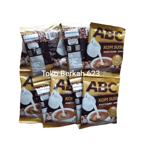 Jual ABC KOPI SUSU Renceng 31gr Isi 10 Sachet Shopee Indonesia