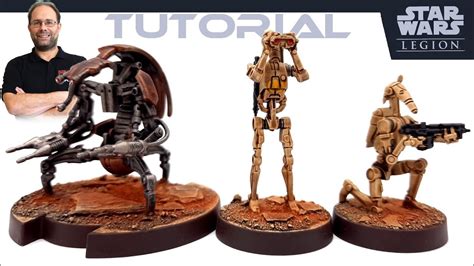 Bemal Tutorial Droideka Star Wars Legion für Einsteiger Minis