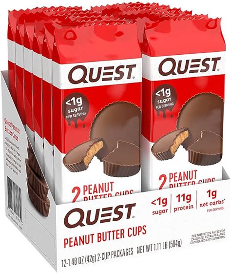 Quest Protein Peanut Butter Cups Box Of 12 Amazonca Health And Personal Care