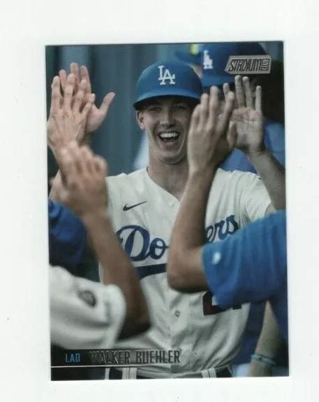 2021 TOPPS STADIUM Club Baseball Walker Buehler Los Angeles Dodgers 80