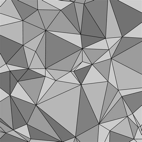 Abstract Seamless Light And Dark Grey Triangles Pattern 1894015 Vector