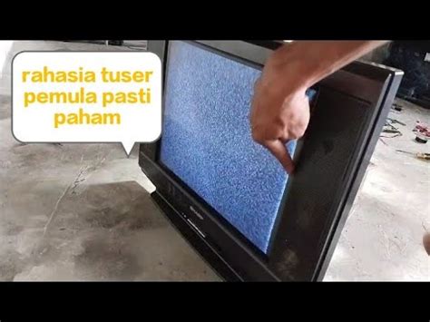 CUKUP LAKUKAN INI MEMPERBAIKI TV SHARP GAMBAR TIDAK PENUH SEBELAH