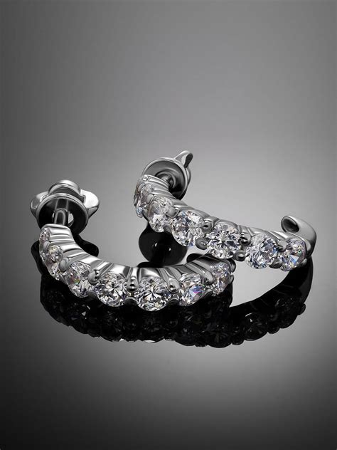 Серьги :: Серьги из серебра :: Серебряные серьги-гвоздики в форме ...