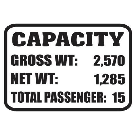 Crazycut Capacity Car Sticker Decal Custom Vinyl Cut Vehicle Truck