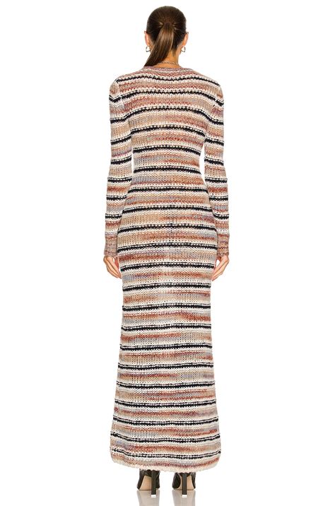 A L C Josephine Dress In Navy Piscine Rust Multi Fwrd