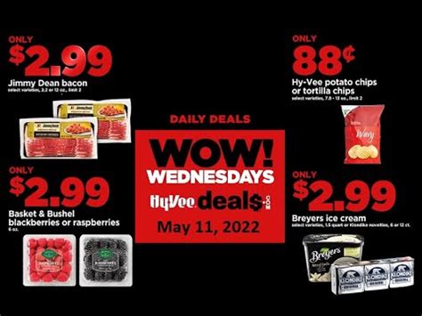 Hy Vee Wow Wednesday Super Hot Deal Coupons May