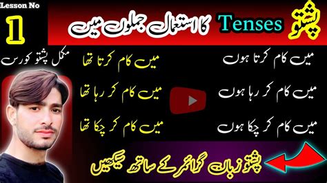 Learn Pashto Language Learn Pashto Sentence In Tenses How To