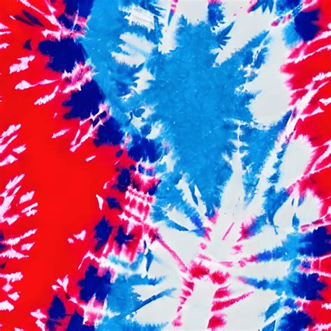 Red White And Blue Tie Dye Graphic Creative Fabrica