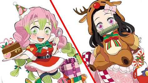 Kimetsu No Yaiba Los Personajes Estrenan Ilustraciones Navideñas