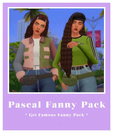 Sims 4 Fanny Pack Cc Bambooopl