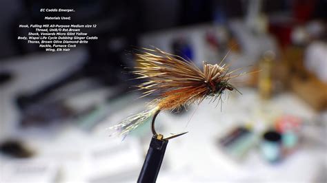 Tying The Ec Caddis Emerger Dry Fly With Davie Mcphail Youtube