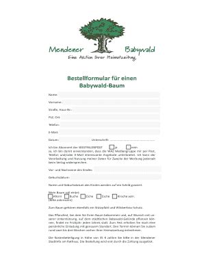 Ausfüllbar Online menden Bestellformular fr einen Fax Email Drucken