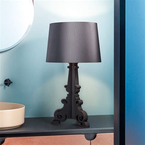 Kartell Bourgie Mat Lampada Led Da Tavolo E Nero Lampade It