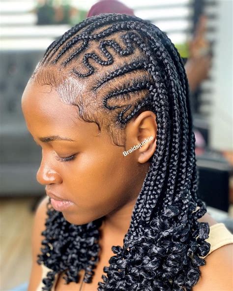 22 Beautiful Straight Back Cornrows Ideas For 2024 Short Box Braids