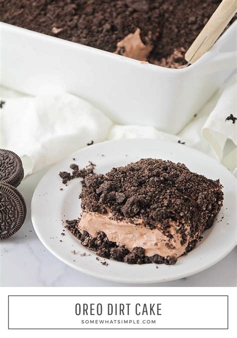 Oreo Dirt Cake Recipe From Somewhat Simple