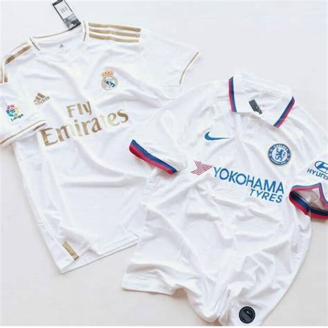 Jual Jersey Bola Real Madrid Home Full Patch Ucl Shopee