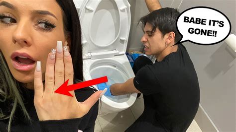 I Lost My Wedding Ring In The Toilet Prank Youtube