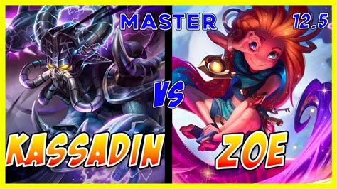 Kassadin Mid Vs Zoe Master Patch League Of Legends Pro