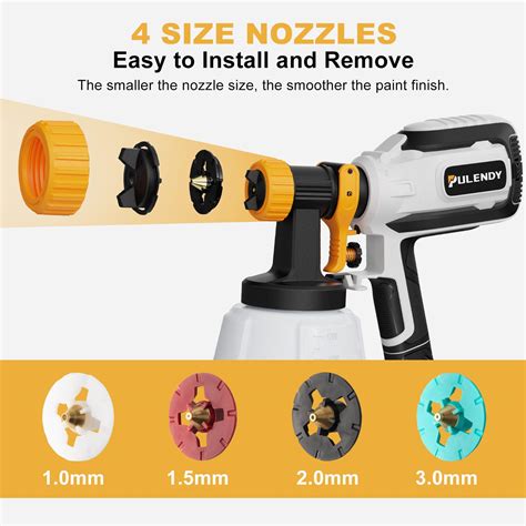 Snapklik PULENDY Paint Sprayer 700W HVLP Spray Gun