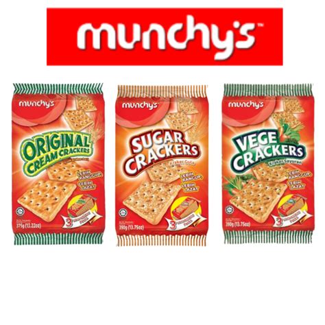 Munchy`s Vege Crackers Sugar Crackers Original Cream Crackers 375g